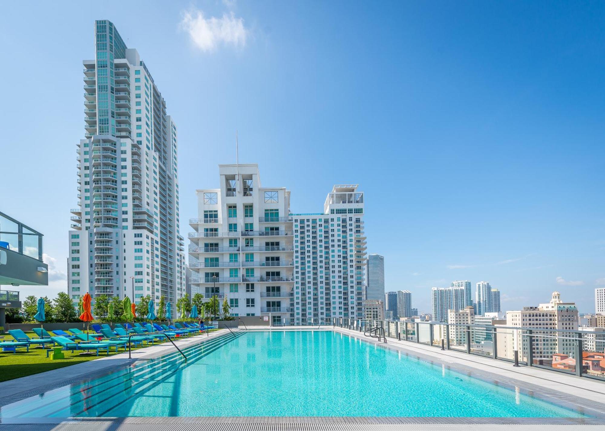 Luxurious King Bed Suite In Downtown Miami Ngoại thất bức ảnh