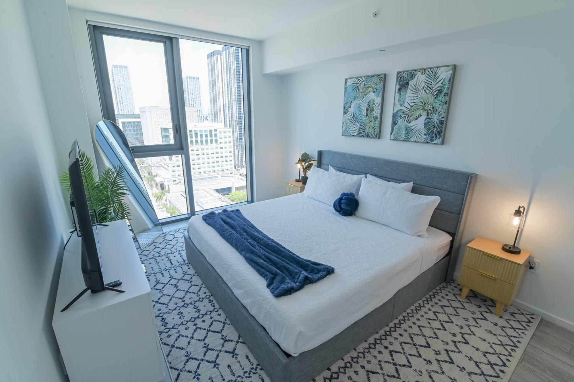 Luxurious King Bed Suite In Downtown Miami Ngoại thất bức ảnh